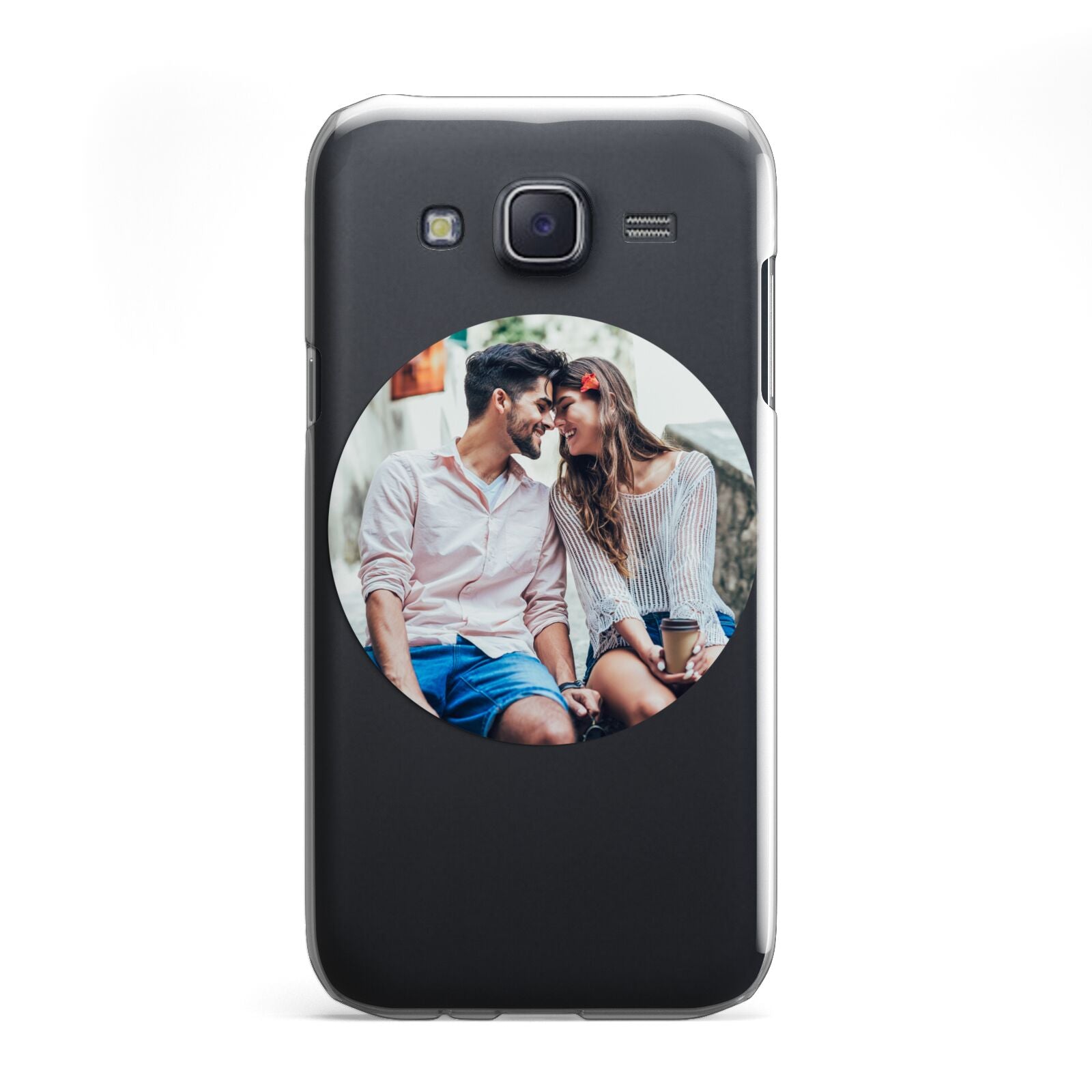 Circle Photo Upload Samsung Galaxy J5 Case