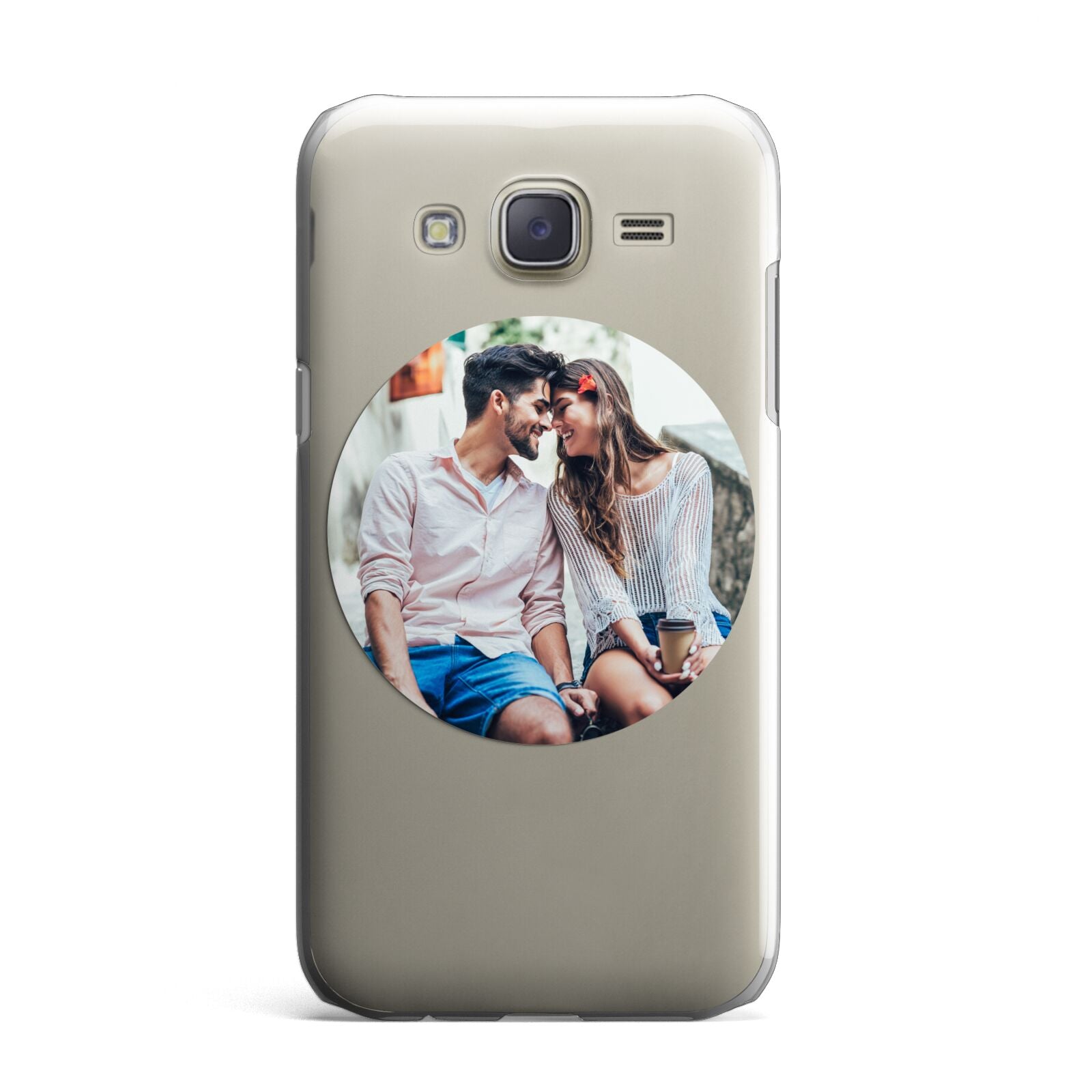 Circle Photo Upload Samsung Galaxy J7 Case