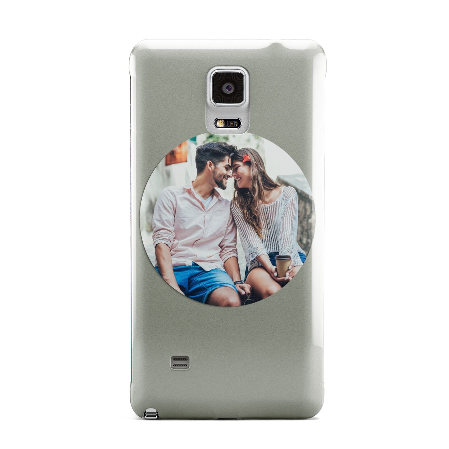 Circle Photo Upload Samsung Galaxy Note 4 Case