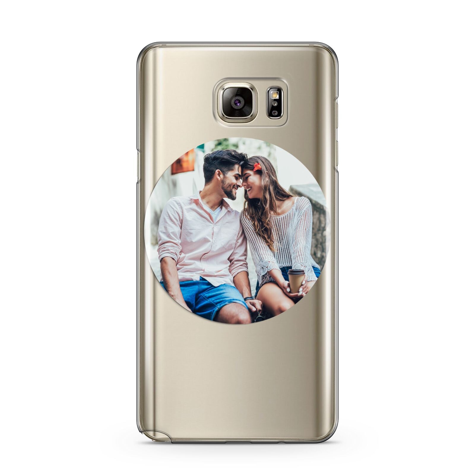 Circle Photo Upload Samsung Galaxy Note 5 Case