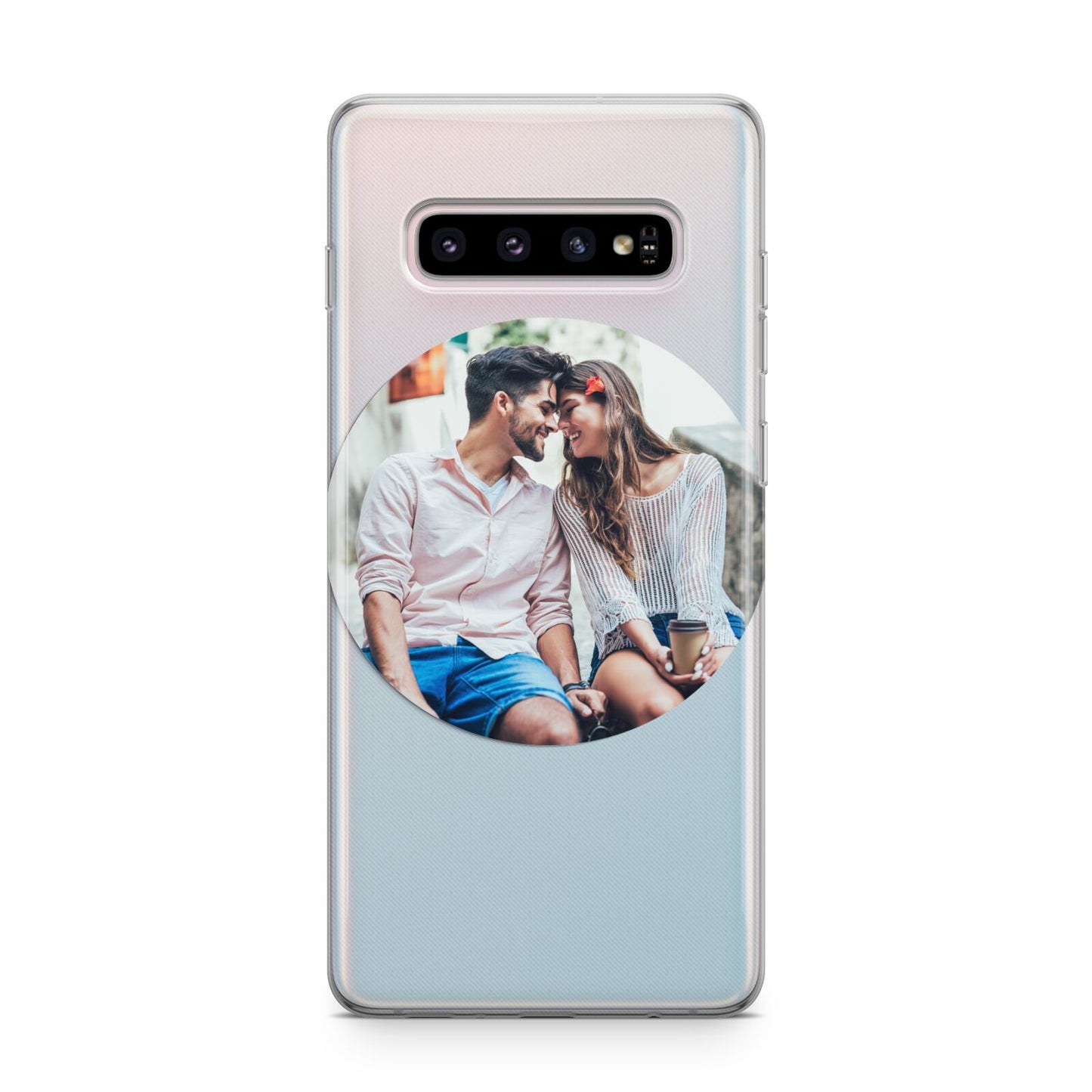 Circle Photo Upload Samsung Galaxy S10 Plus Case