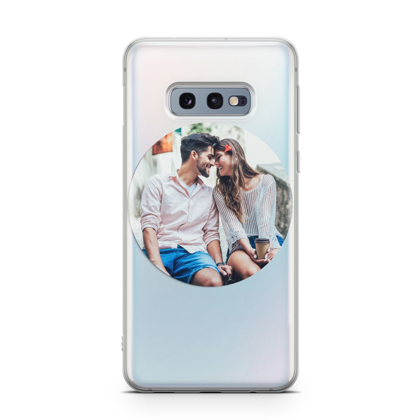 Circle Photo Upload Samsung Galaxy S10E Case