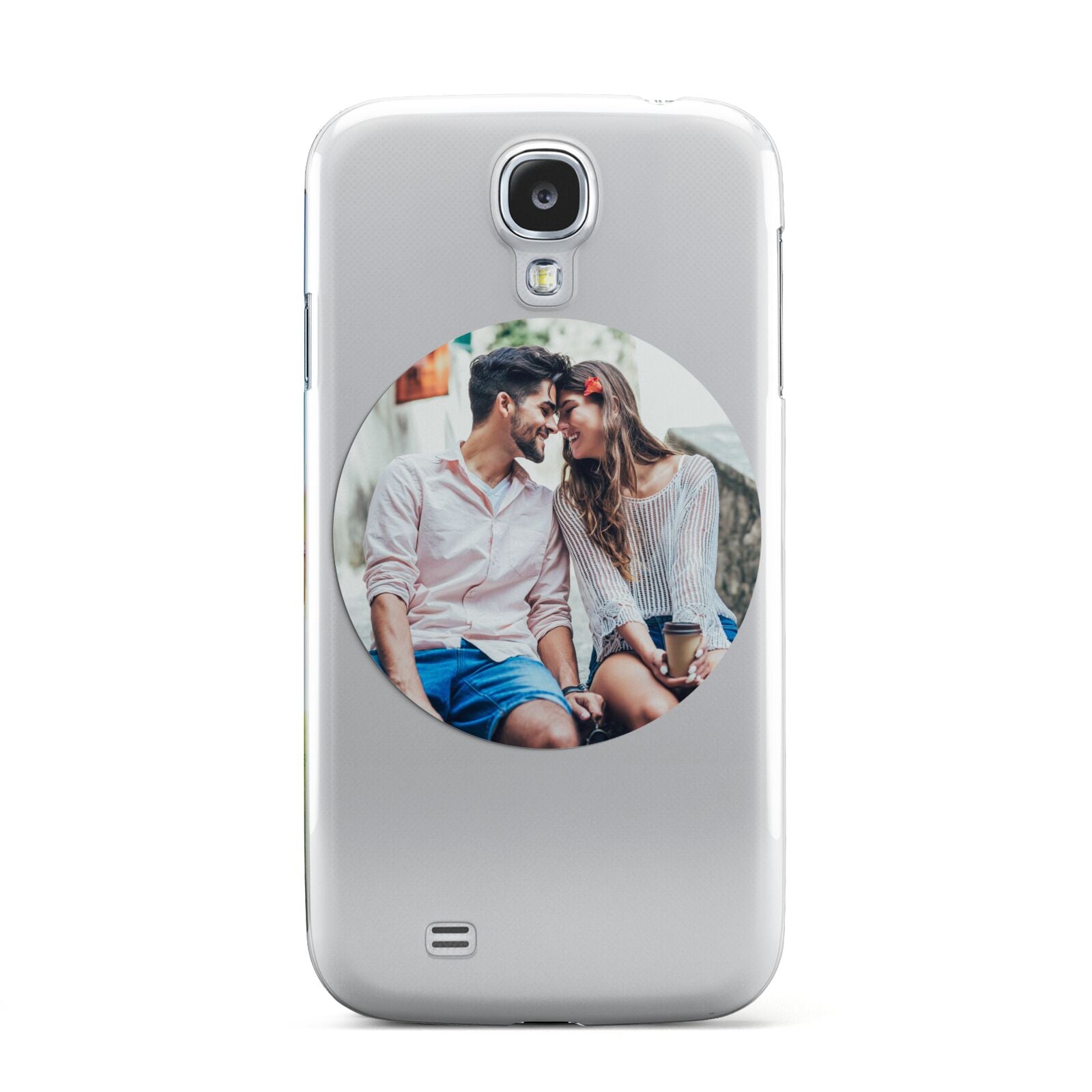 Circle Photo Upload Samsung Galaxy S4 Case