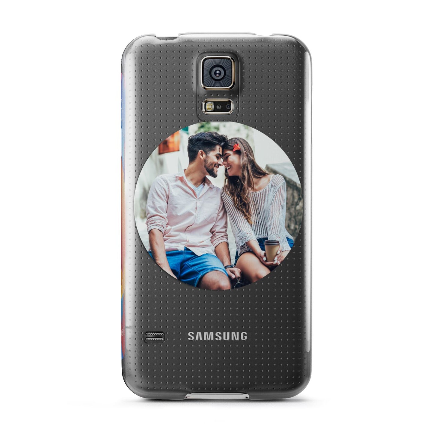 Circle Photo Upload Samsung Galaxy S5 Case