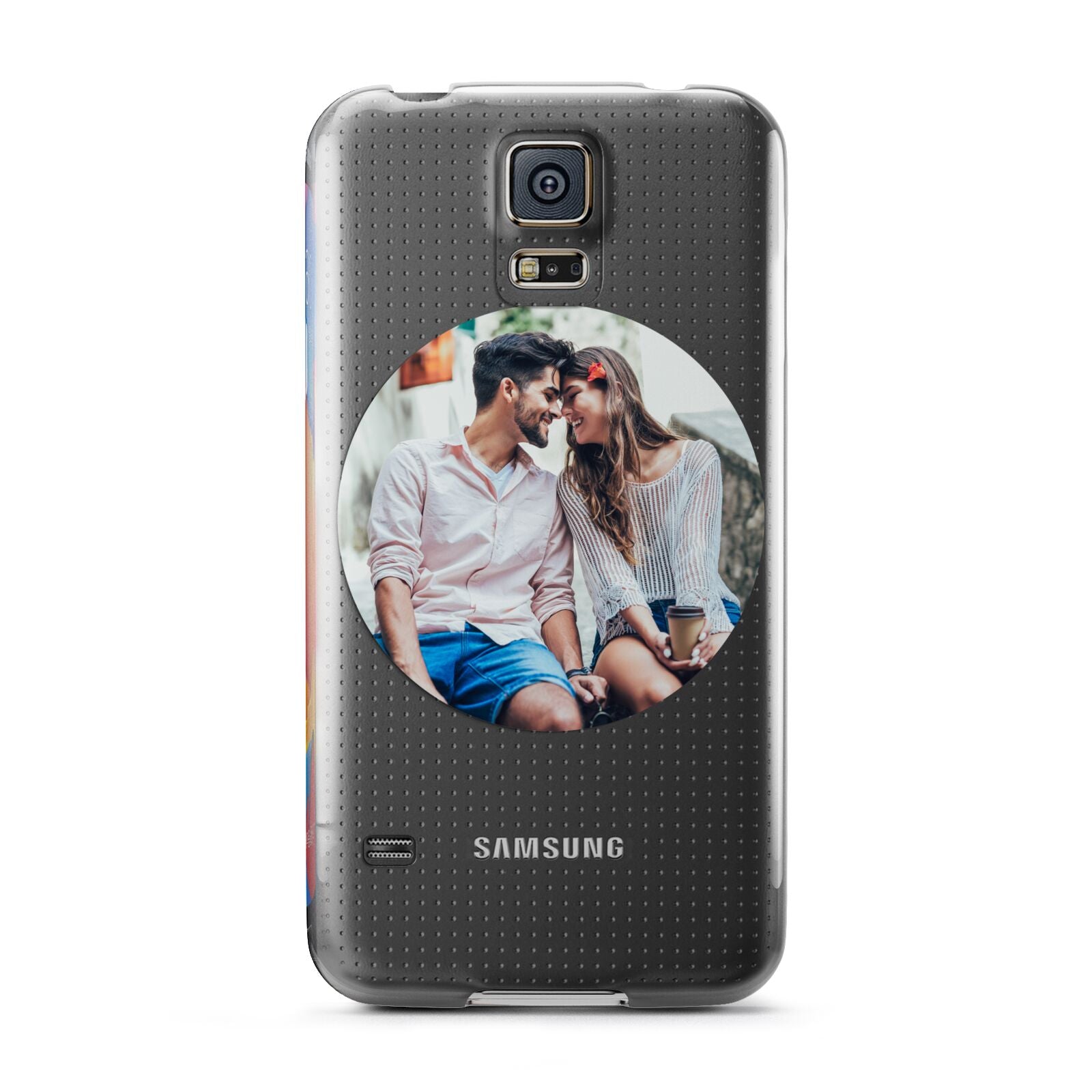 Circle Photo Upload Samsung Galaxy S5 Case