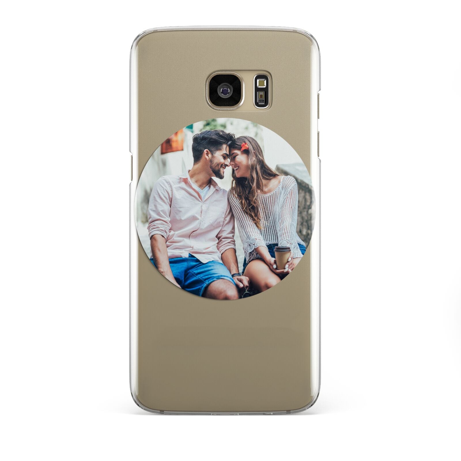 Circle Photo Upload Samsung Galaxy S7 Edge Case