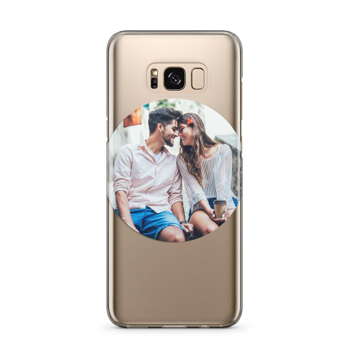 Circle Photo Upload Samsung Galaxy S8 Plus Case