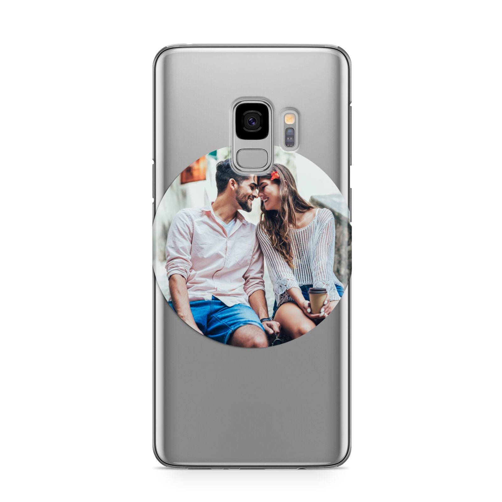 Circle Photo Upload Samsung Galaxy S9 Case