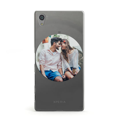 Circle Photo Upload Sony Xperia Case