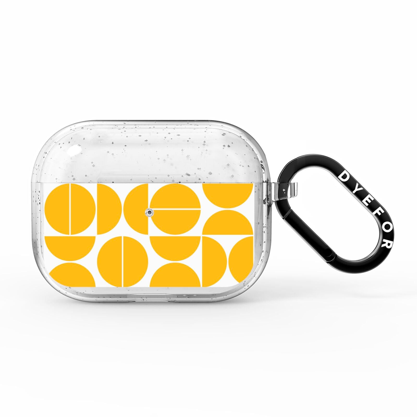 Circular Geometric Pattern AirPods Pro Glitter Case