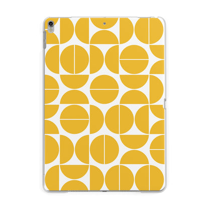 Circular Geometric Pattern Apple iPad Silver Case