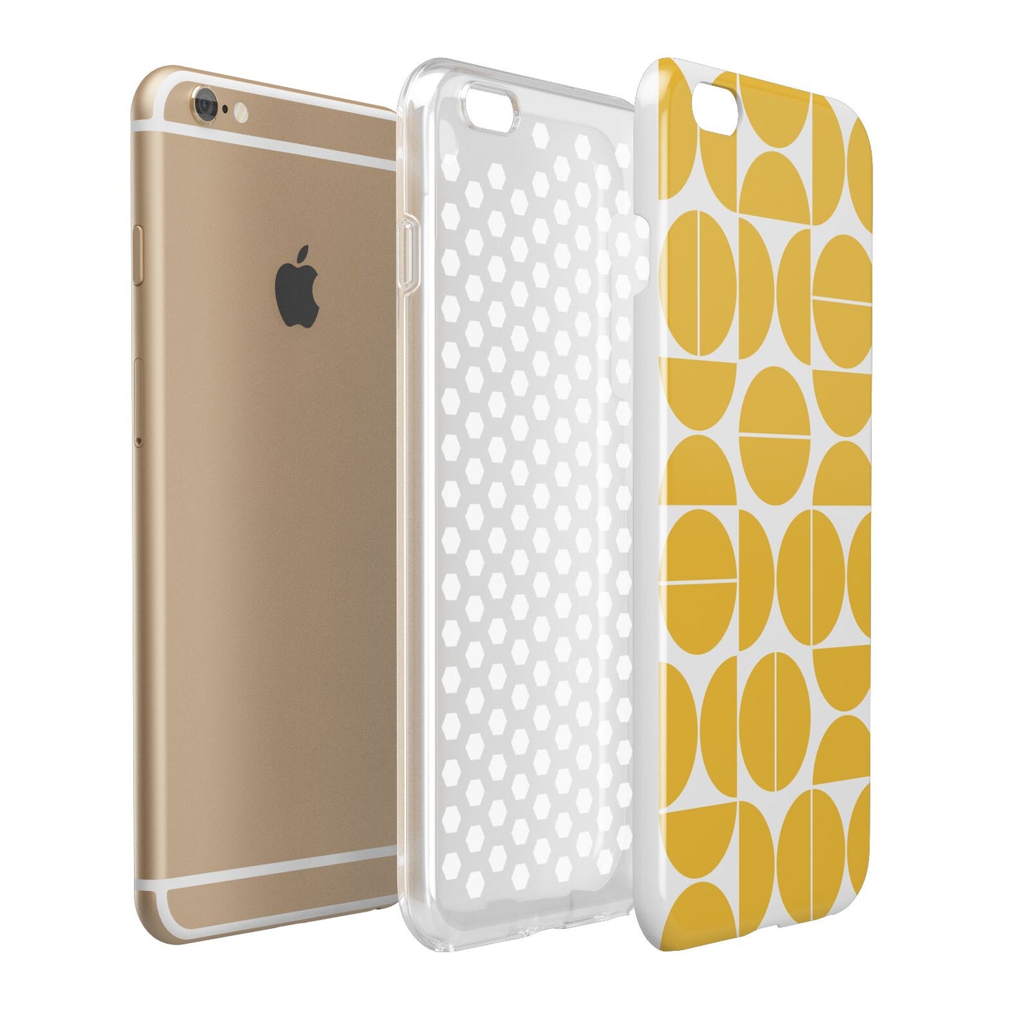 Circular Geometric Pattern Apple iPhone 6 Plus 3D Tough Case Expand Detail Image