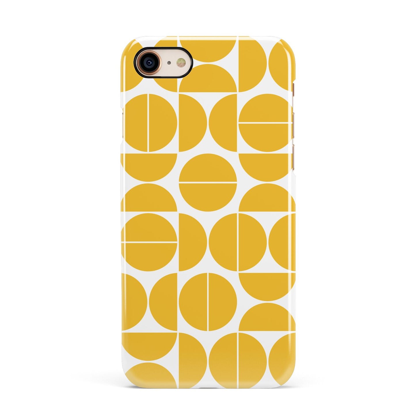 Circular Geometric Pattern Apple iPhone 7 8 3D Snap Case