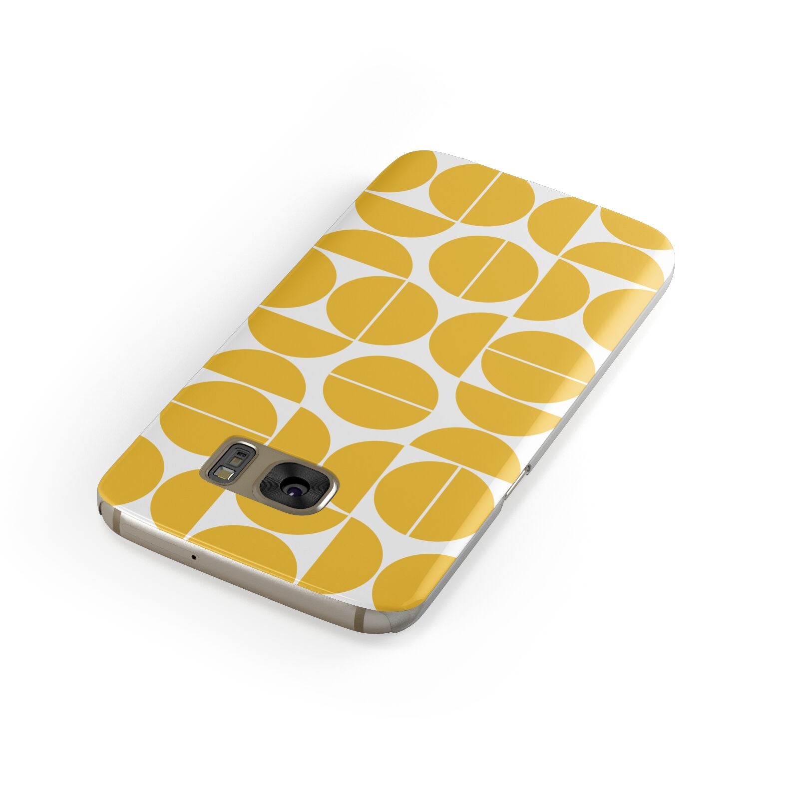 Circular Geometric Pattern Samsung Galaxy Case Front Close Up