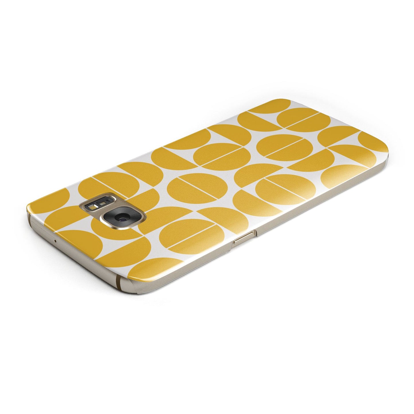 Circular Geometric Pattern Samsung Galaxy Case Top Cutout