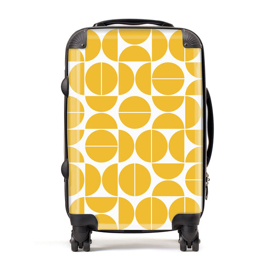 Circular Geometric Pattern Suitcase