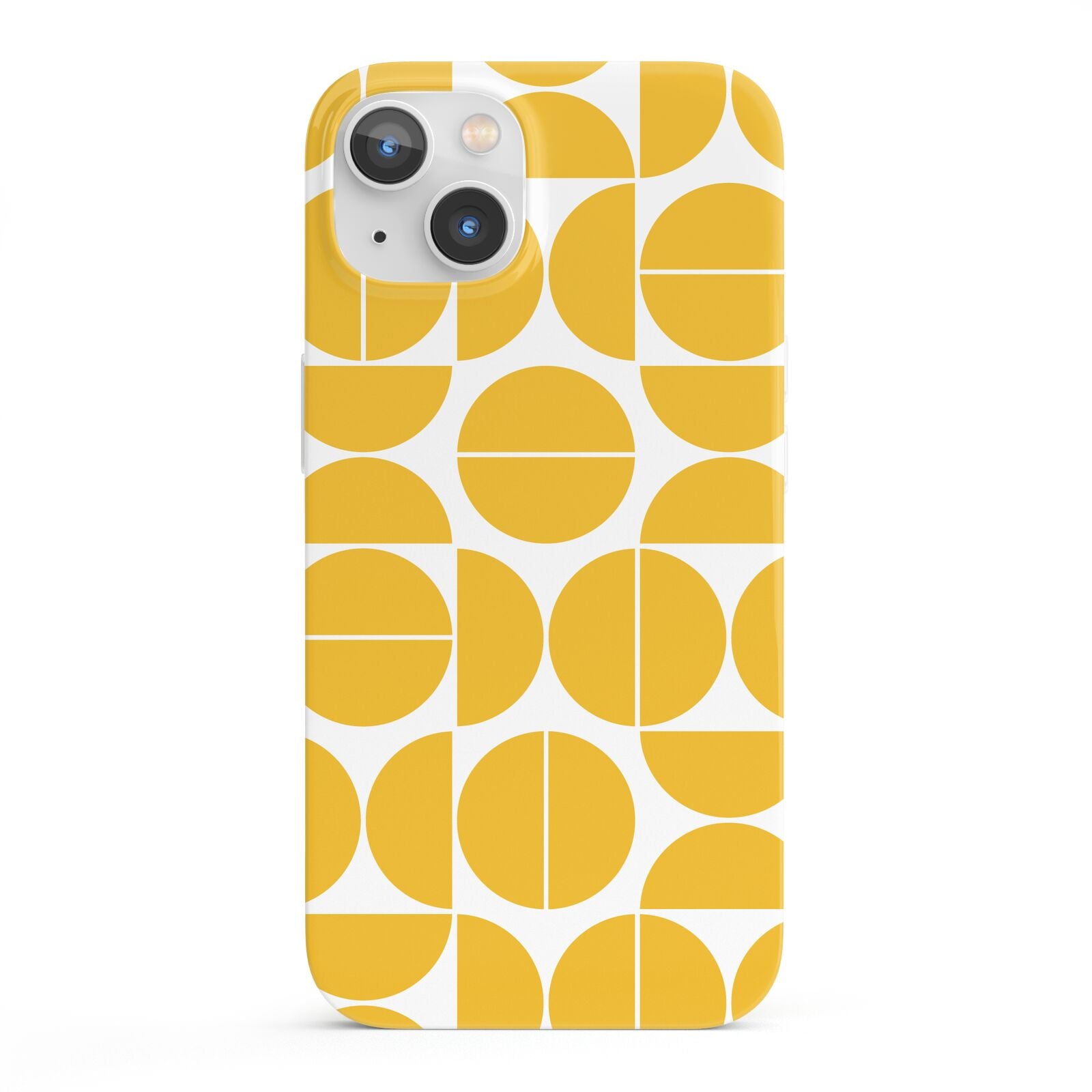 Circular Geometric Pattern iPhone 13 Full Wrap 3D Snap Case