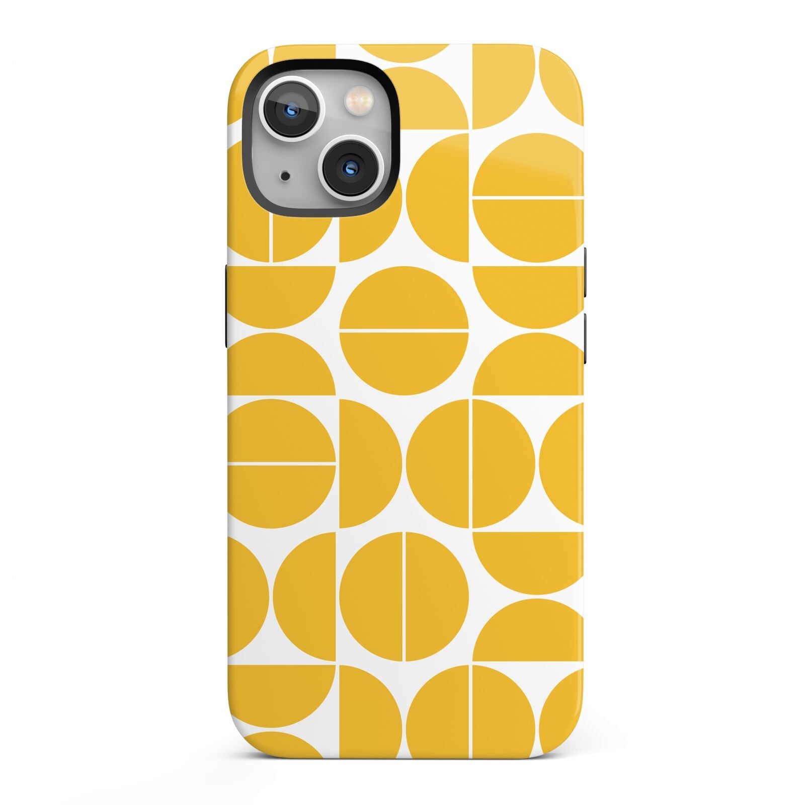 Circular Geometric Pattern iPhone 13 Full Wrap 3D Tough Case