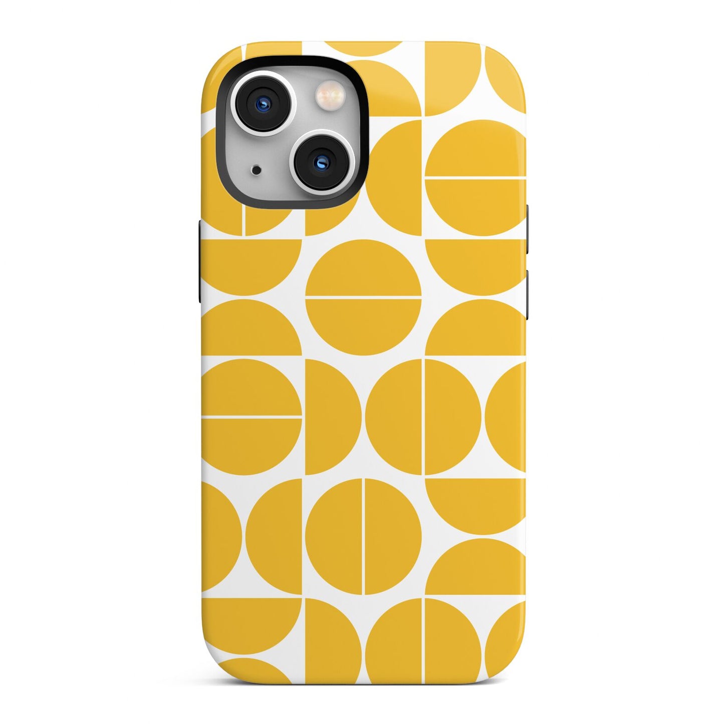 Circular Geometric Pattern iPhone 13 Mini Full Wrap 3D Tough Case