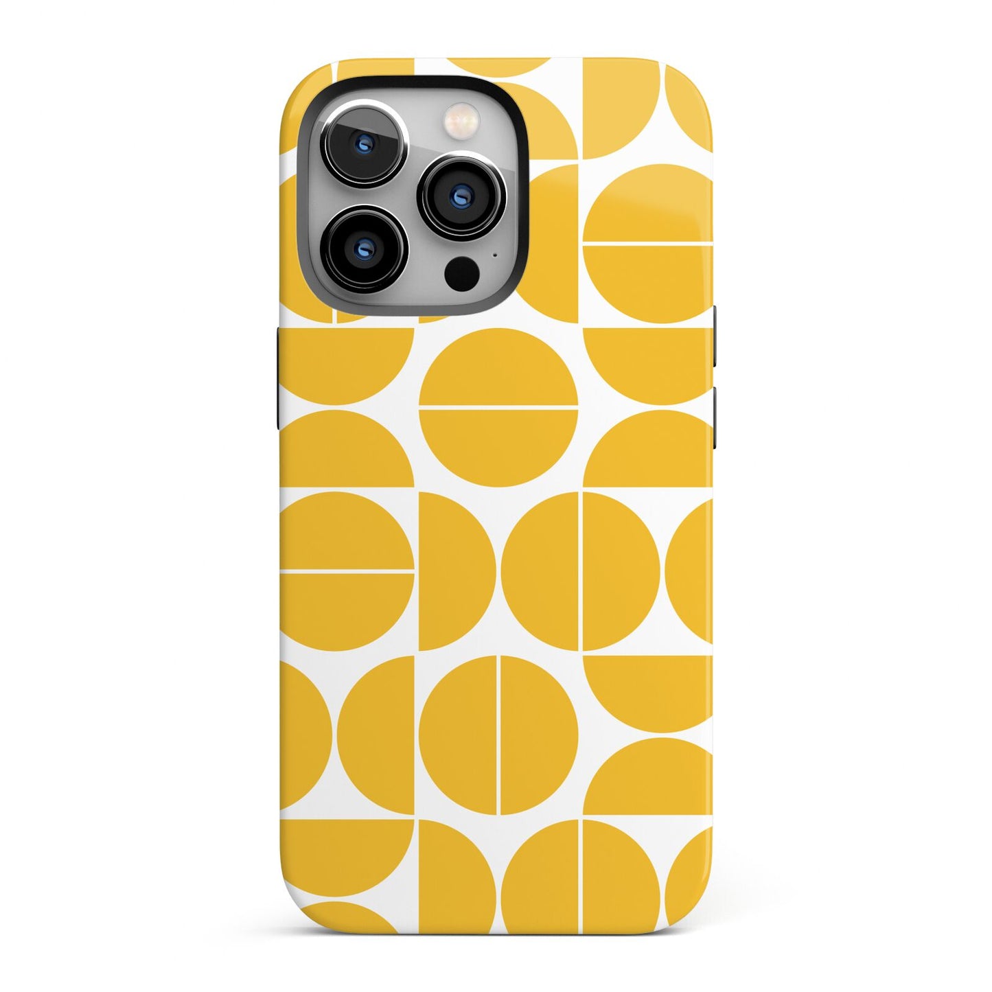 Circular Geometric Pattern iPhone 13 Pro Full Wrap 3D Tough Case