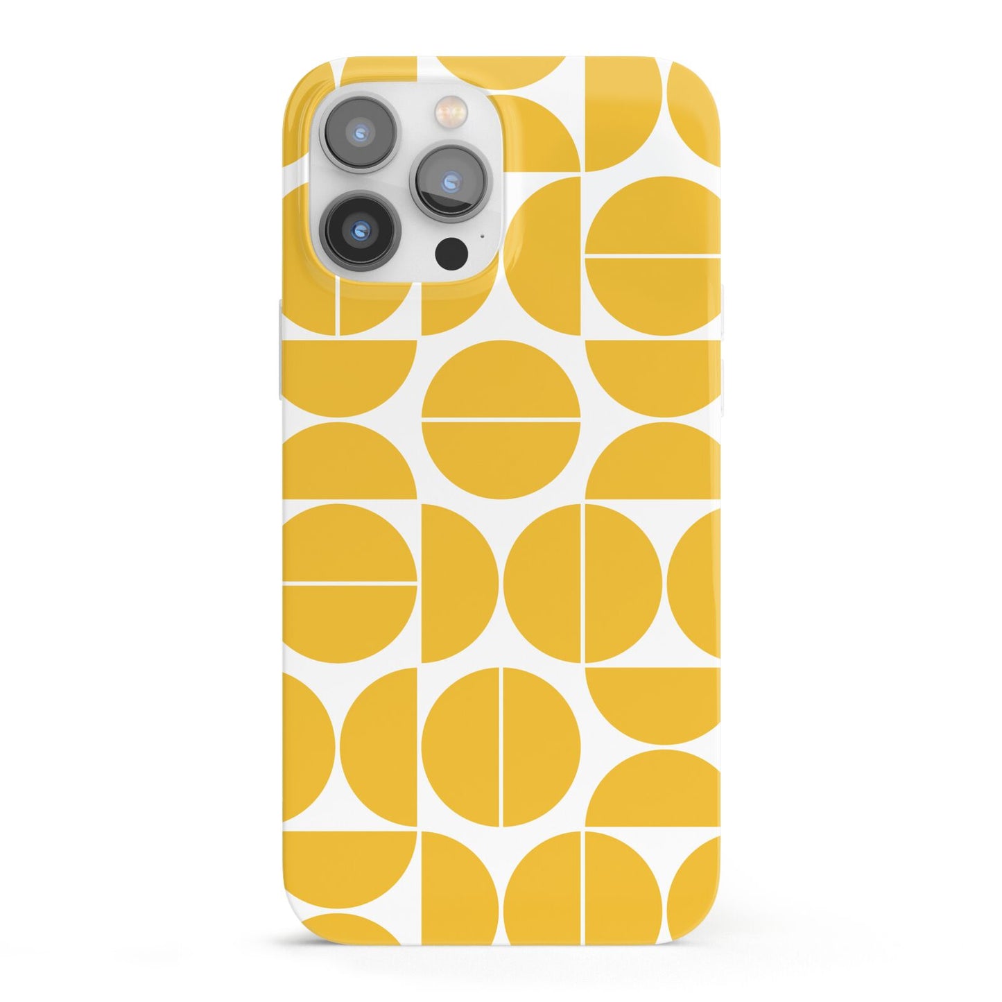 Circular Geometric Pattern iPhone 13 Pro Max Full Wrap 3D Snap Case