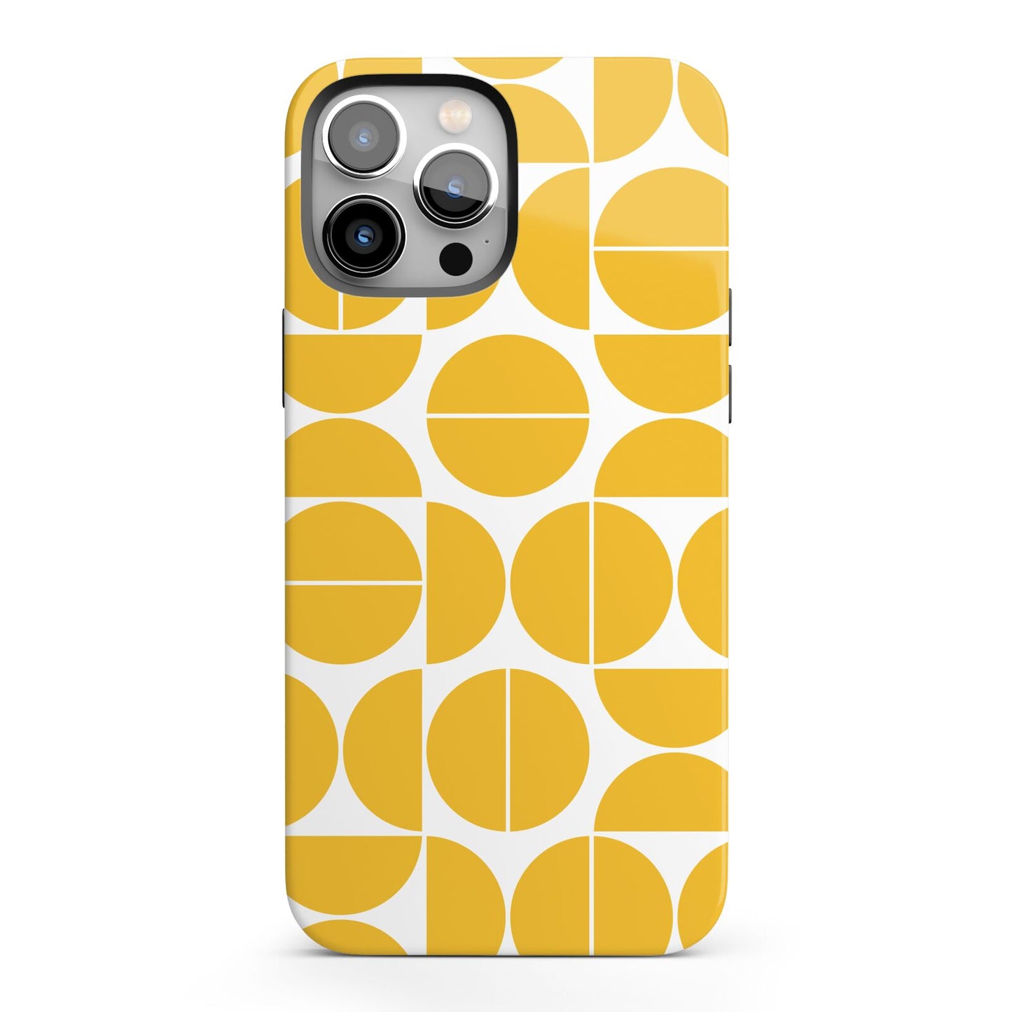 Circular Geometric Pattern iPhone 13 Pro Max Full Wrap 3D Tough Case