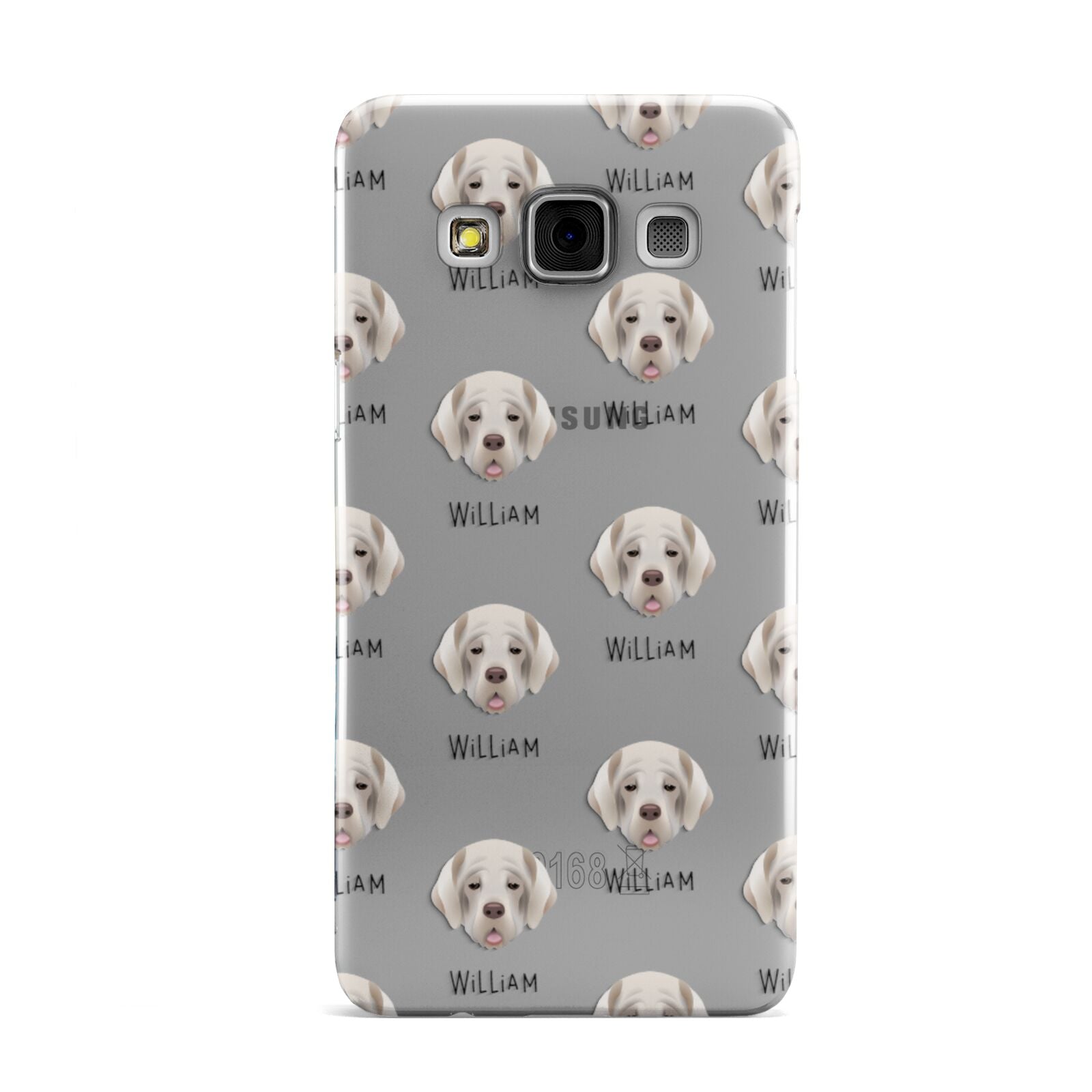 Cirneco Dell Etna Icon with Name Samsung Galaxy A3 Case