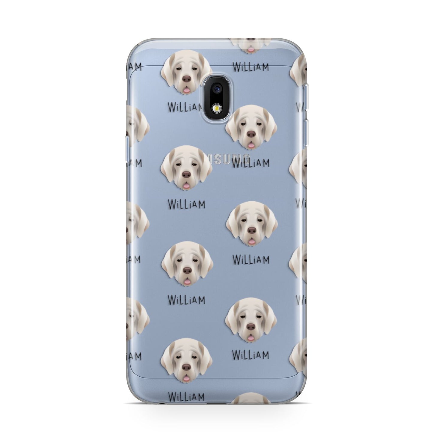 Cirneco Dell Etna Icon with Name Samsung Galaxy J3 2017 Case