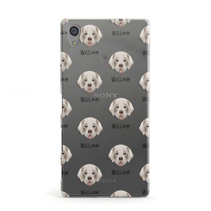 Cirneco Dell Etna Icon with Name Sony Xperia Case