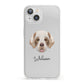 Cirneco Dell Etna Personalised iPhone 13 Clear Bumper Case