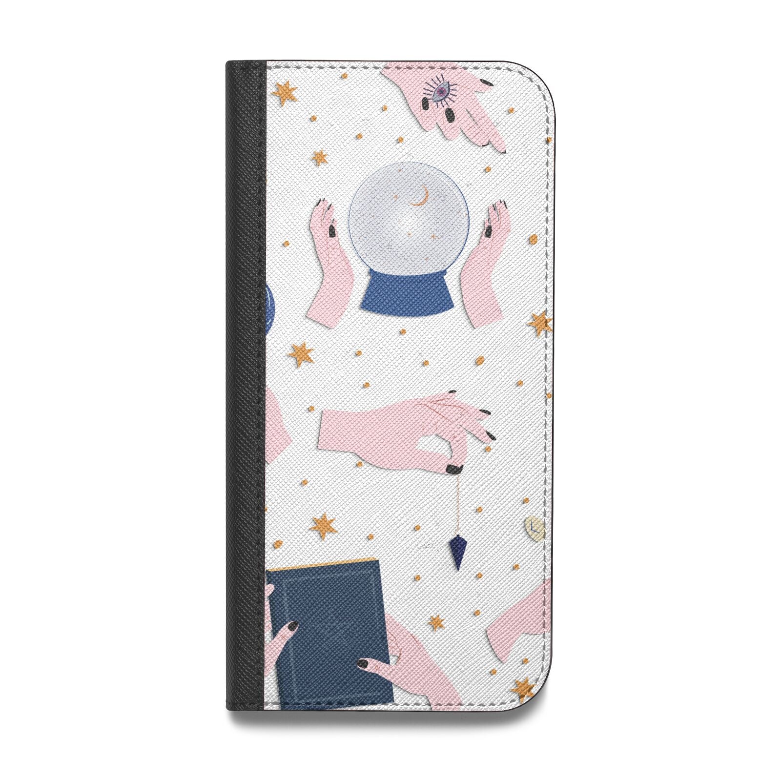 Clairvoyant Witches Hands Vegan Leather Flip Samsung Case