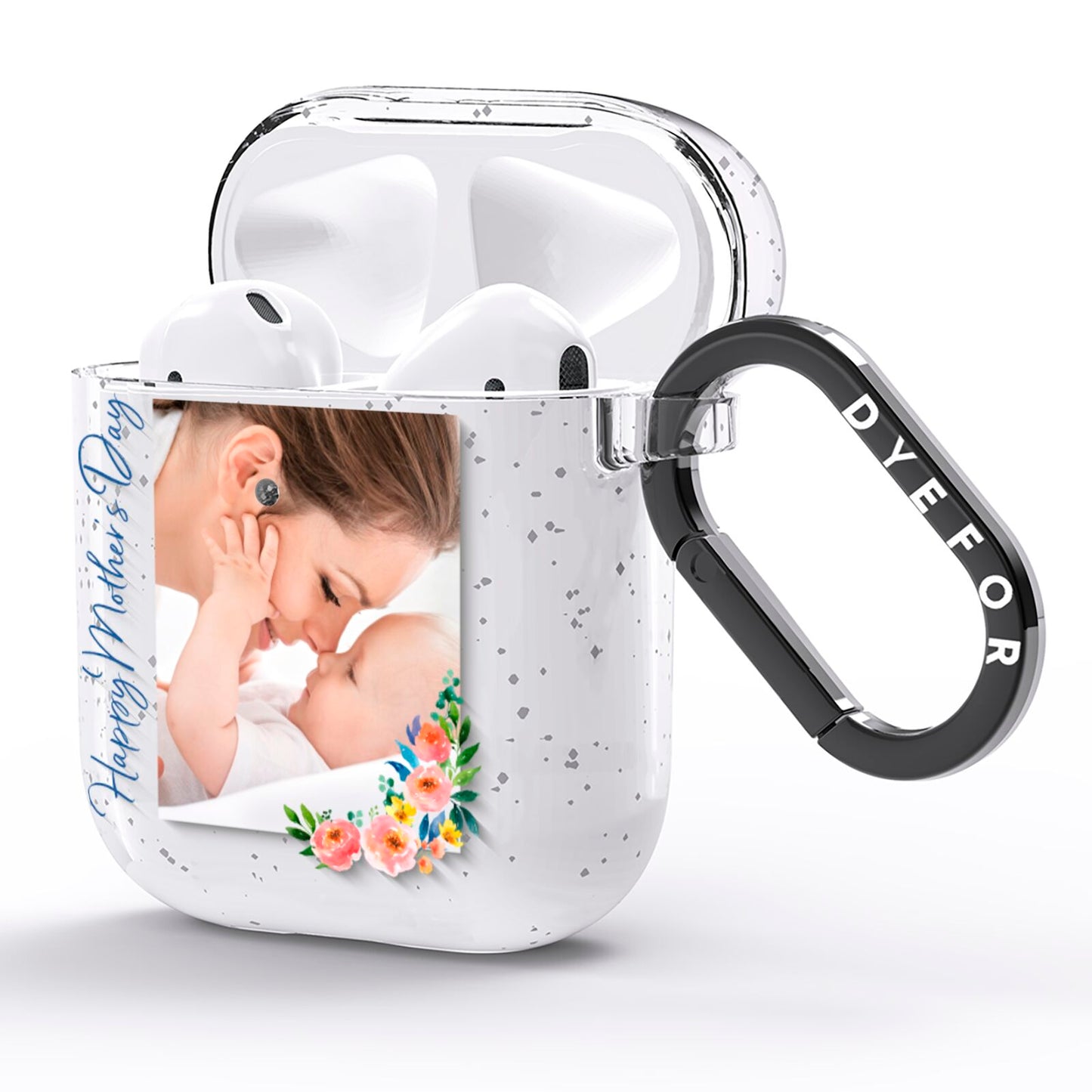 Classic Mothers Day AirPods Glitter Case Side Image