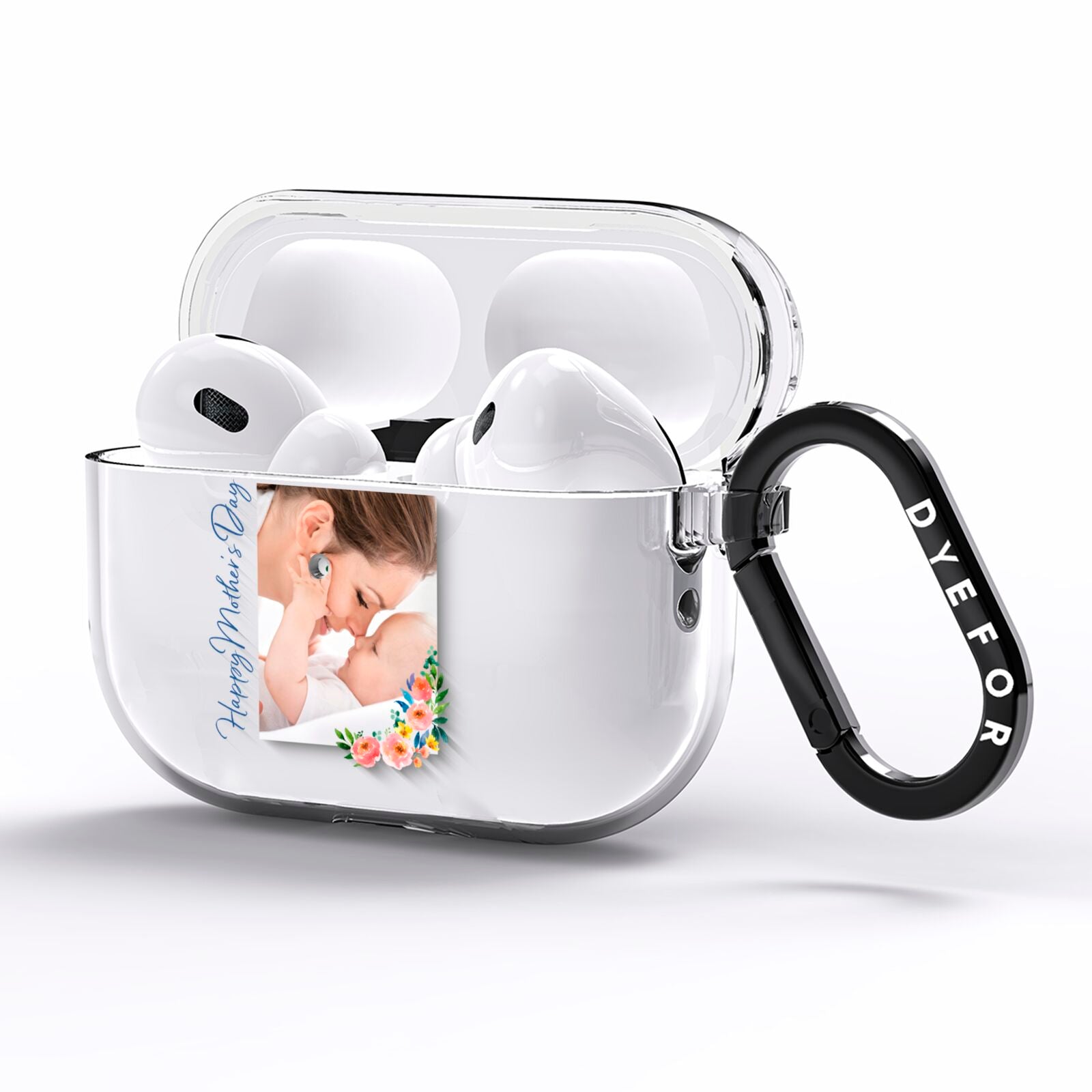 Classic Mothers Day AirPods Pro Clear Case Side Image