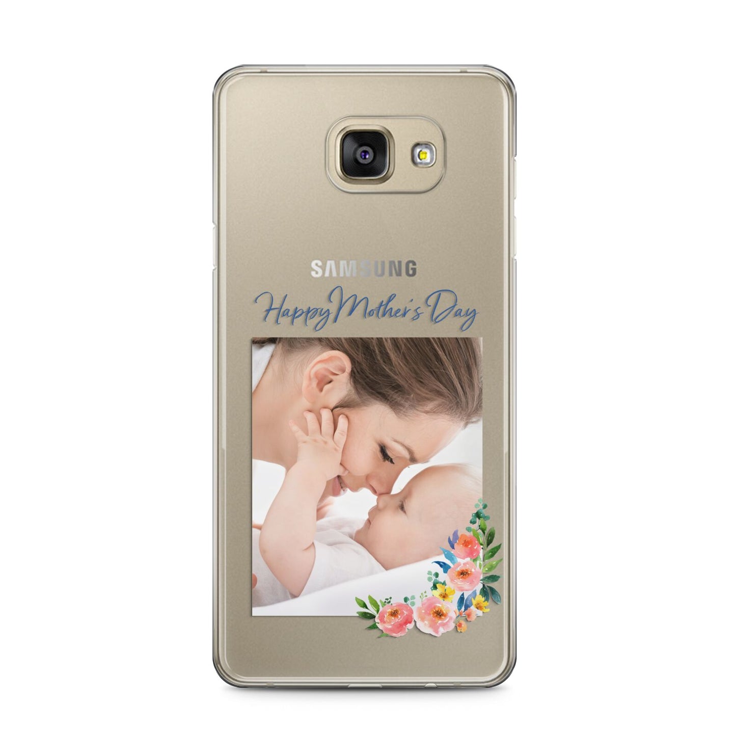 Classic Mothers Day Samsung Galaxy A5 2016 Case on gold phone