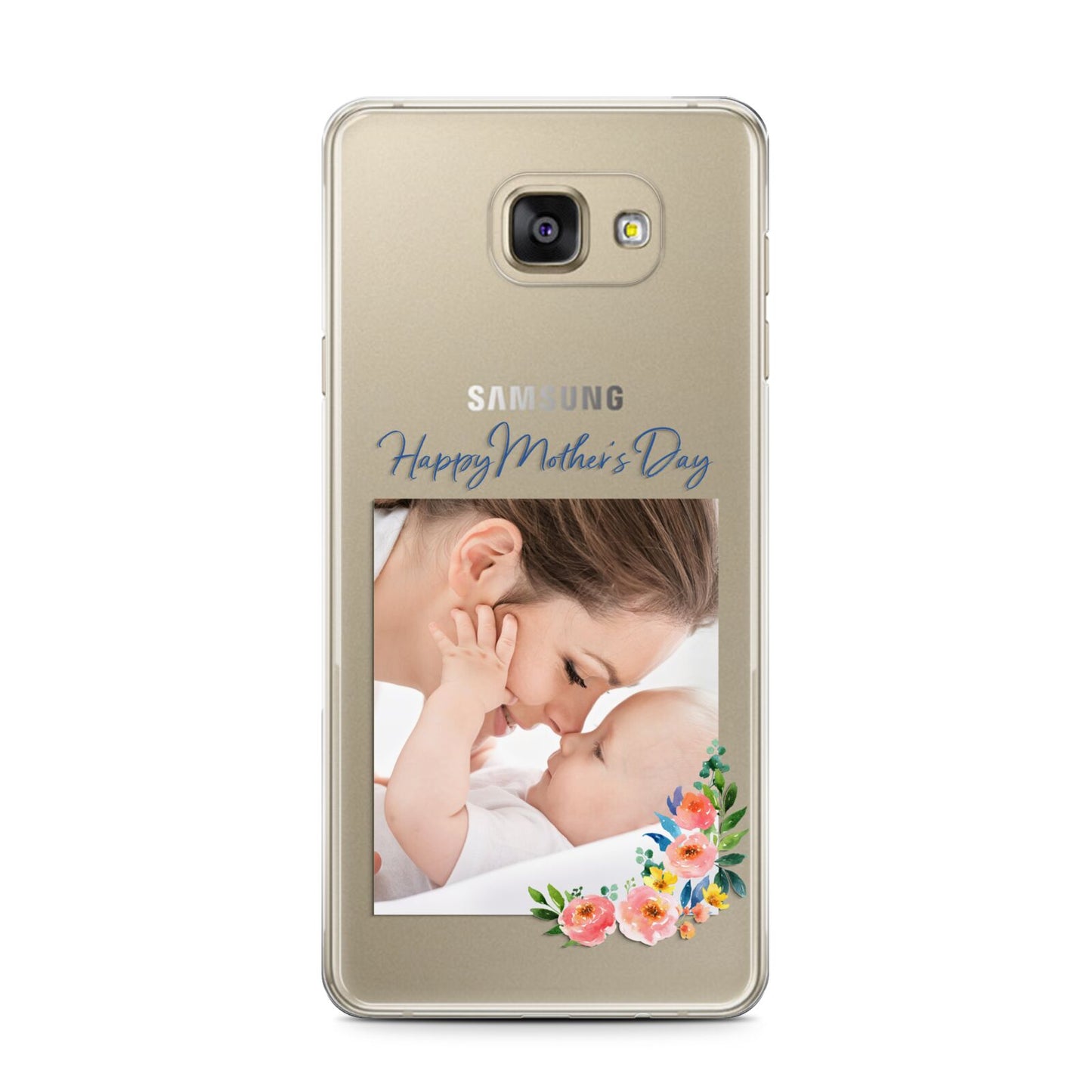 Classic Mothers Day Samsung Galaxy A7 2016 Case on gold phone