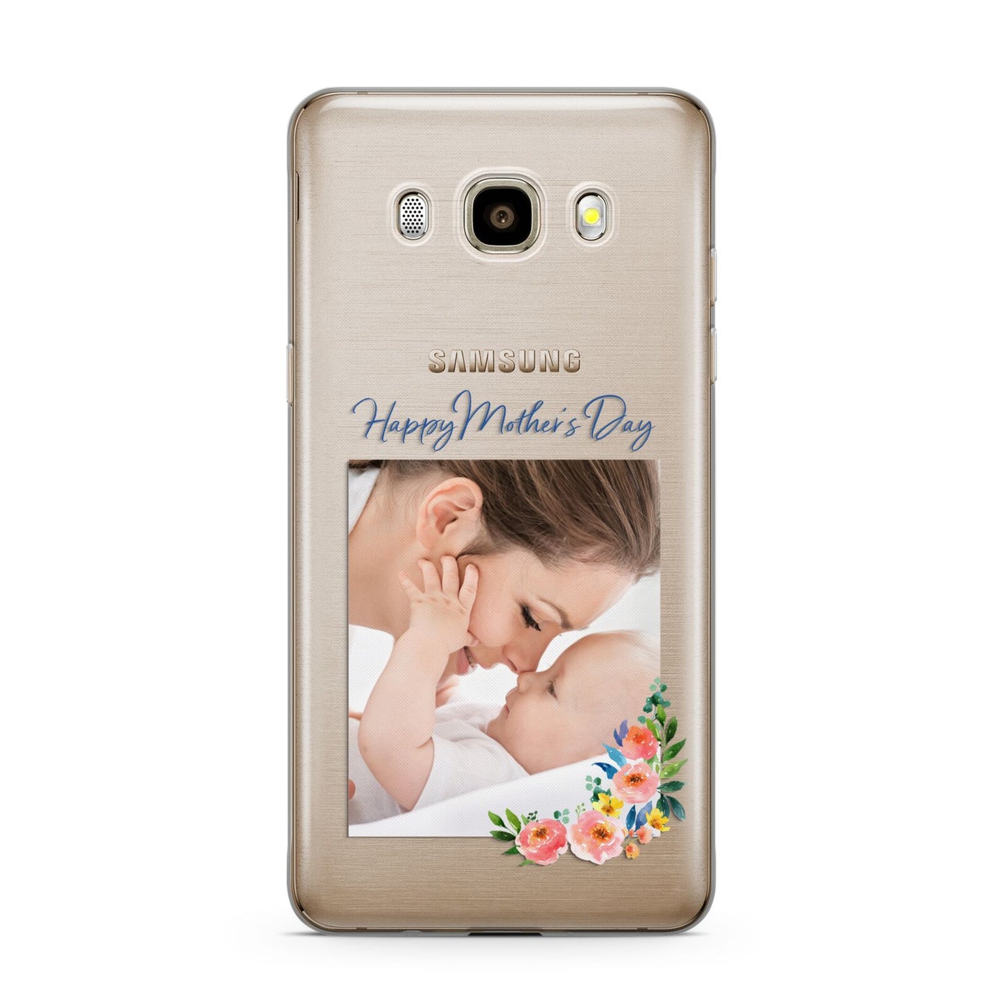 Classic Mothers Day Samsung Galaxy J7 2016 Case on gold phone