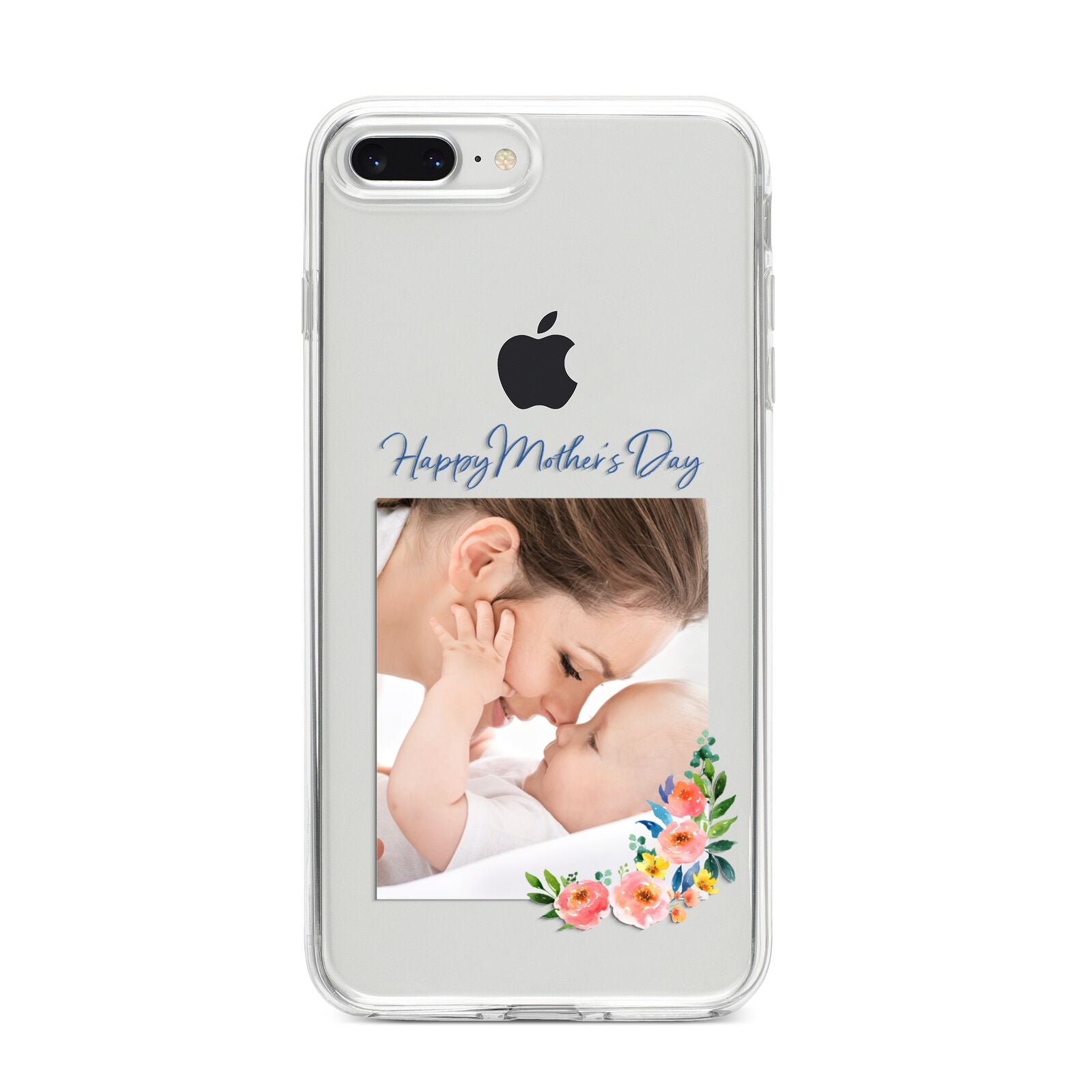 Classic Mothers Day iPhone 8 Plus Bumper Case on Silver iPhone