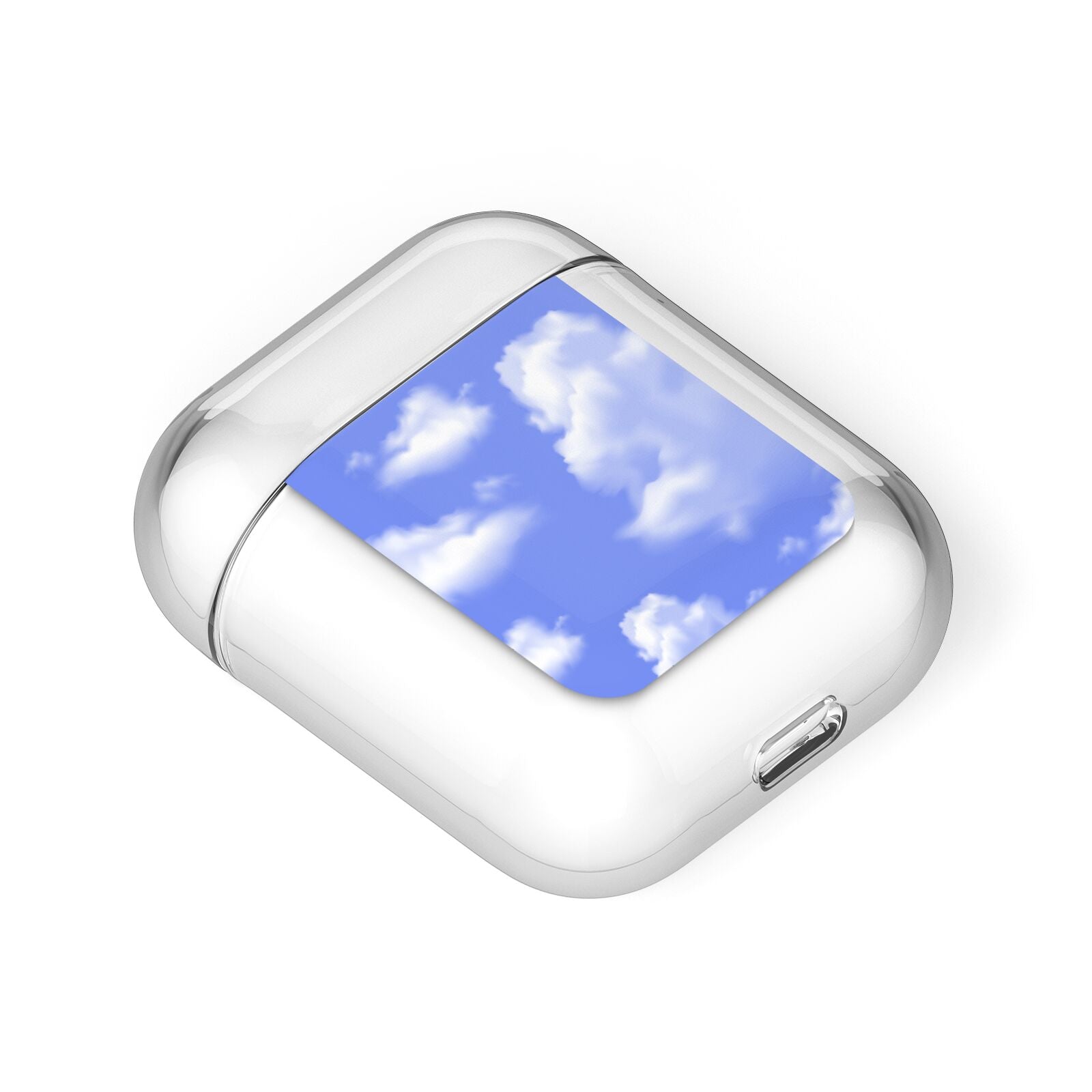 Clouds AirPods Case Laid Flat