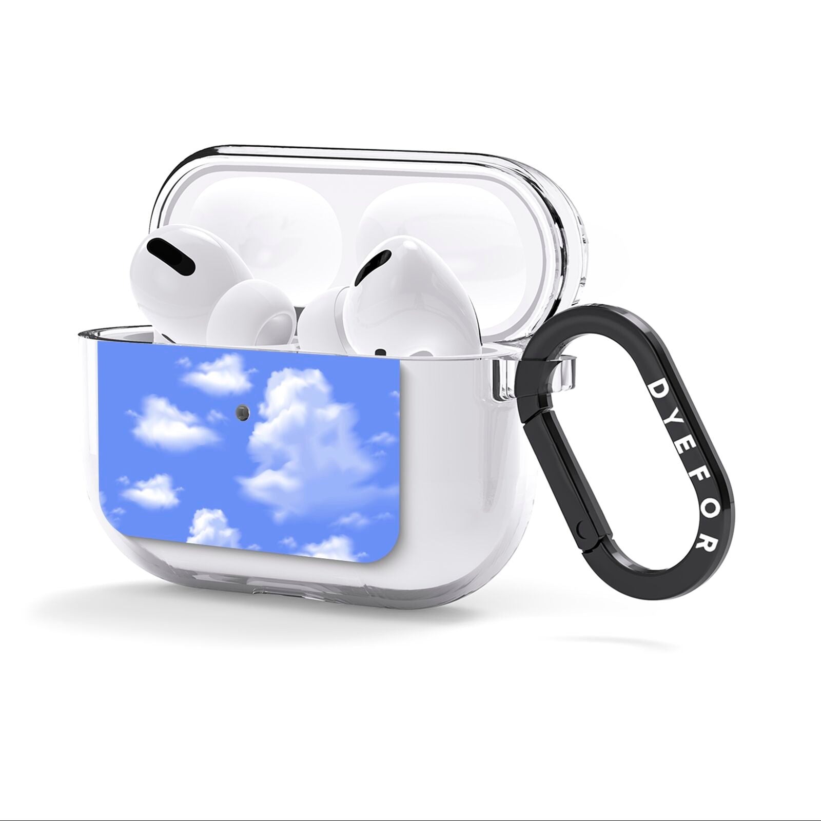 Clouds AirPods Clear Case 3rd Gen Side Image