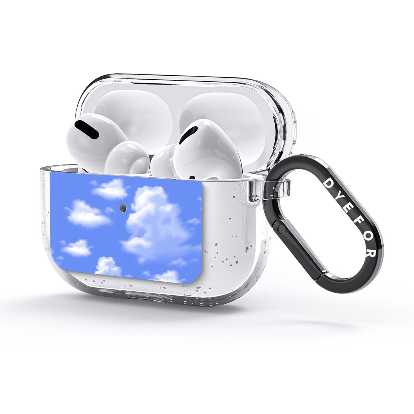 Clouds AirPods Glitter Case 3rd Gen Side Image