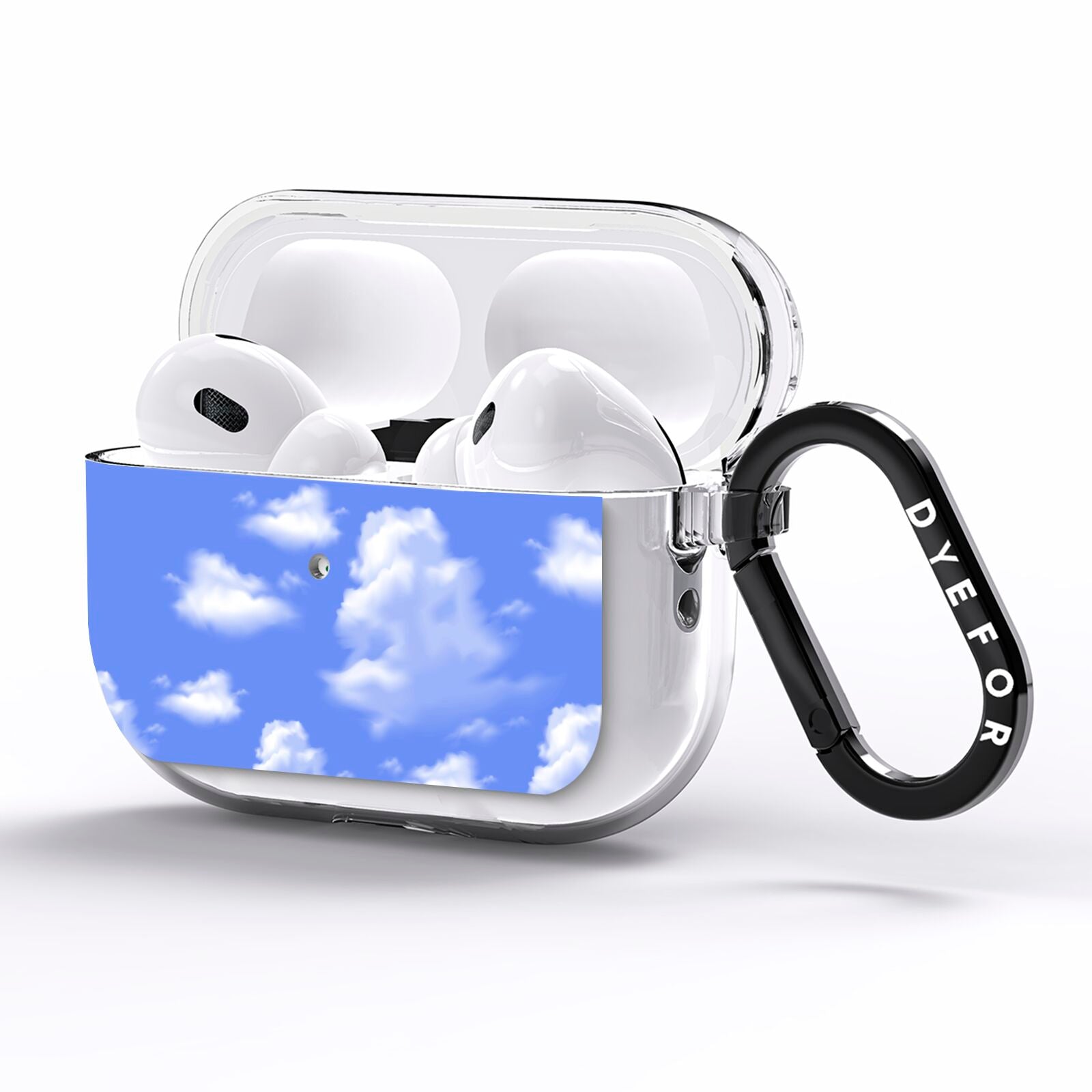 Clouds AirPods Pro Clear Case Side Image