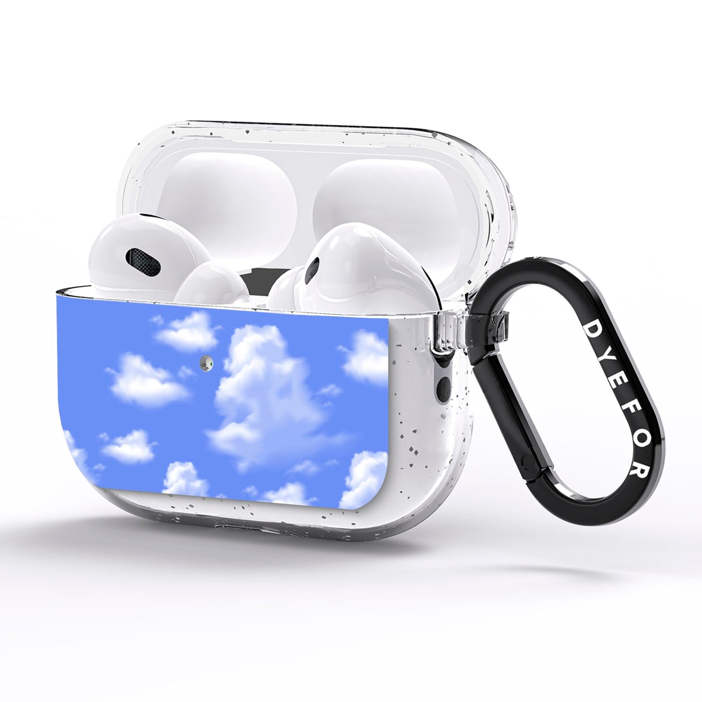 Clouds AirPods Pro Glitter Case Side Image