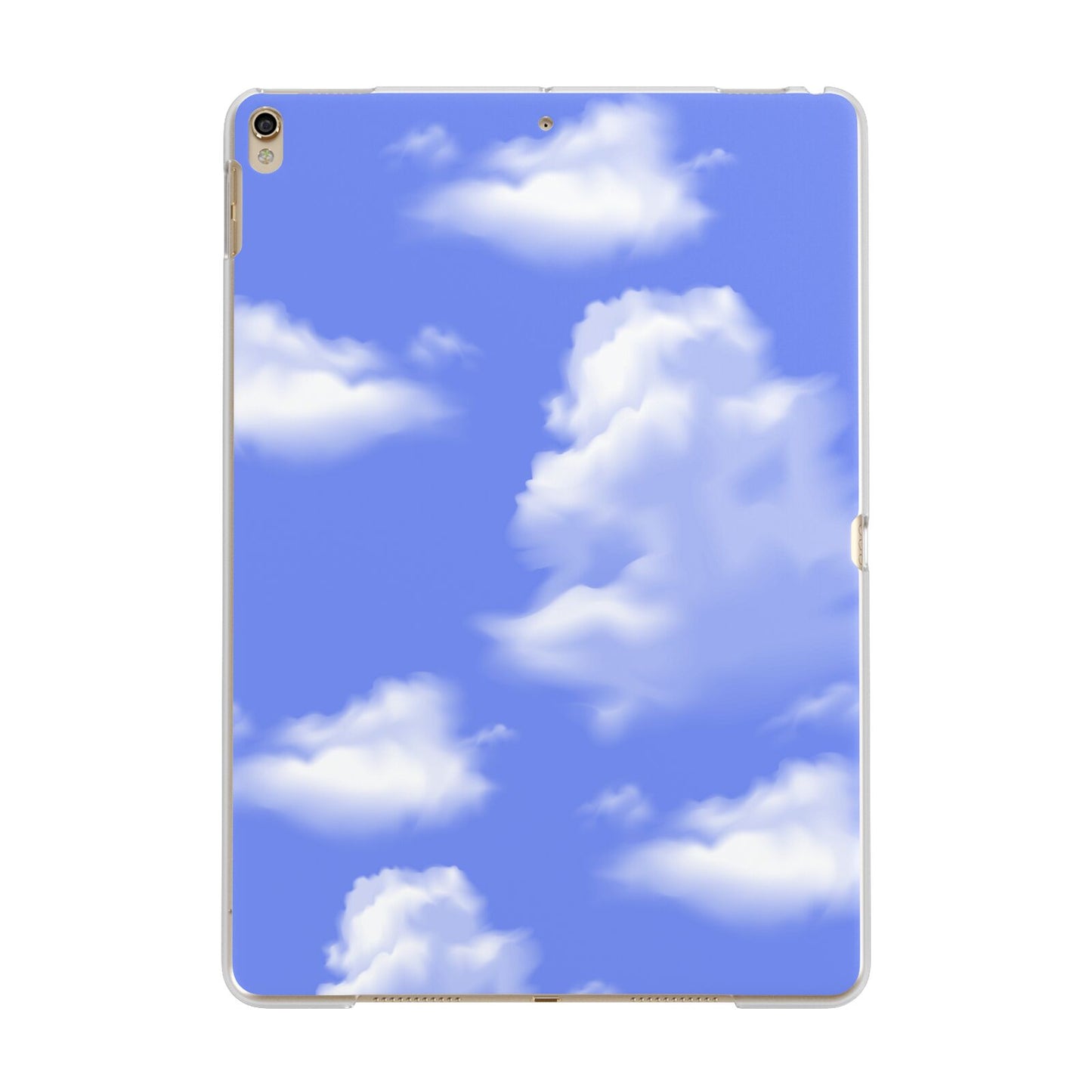 Clouds Apple iPad Gold Case