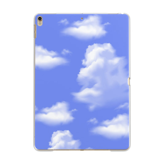 Clouds Apple iPad Gold Case