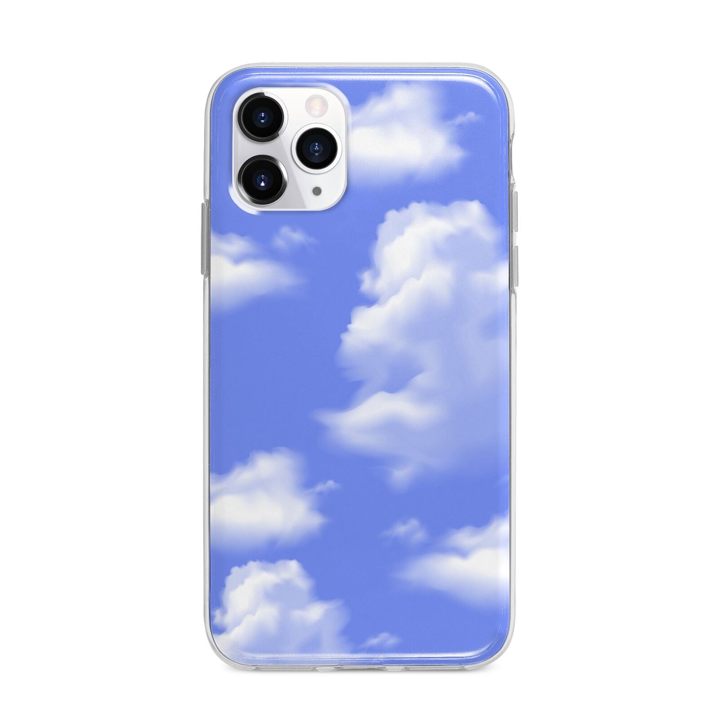 Clouds Apple iPhone 11 Pro Max in Silver with Bumper Case