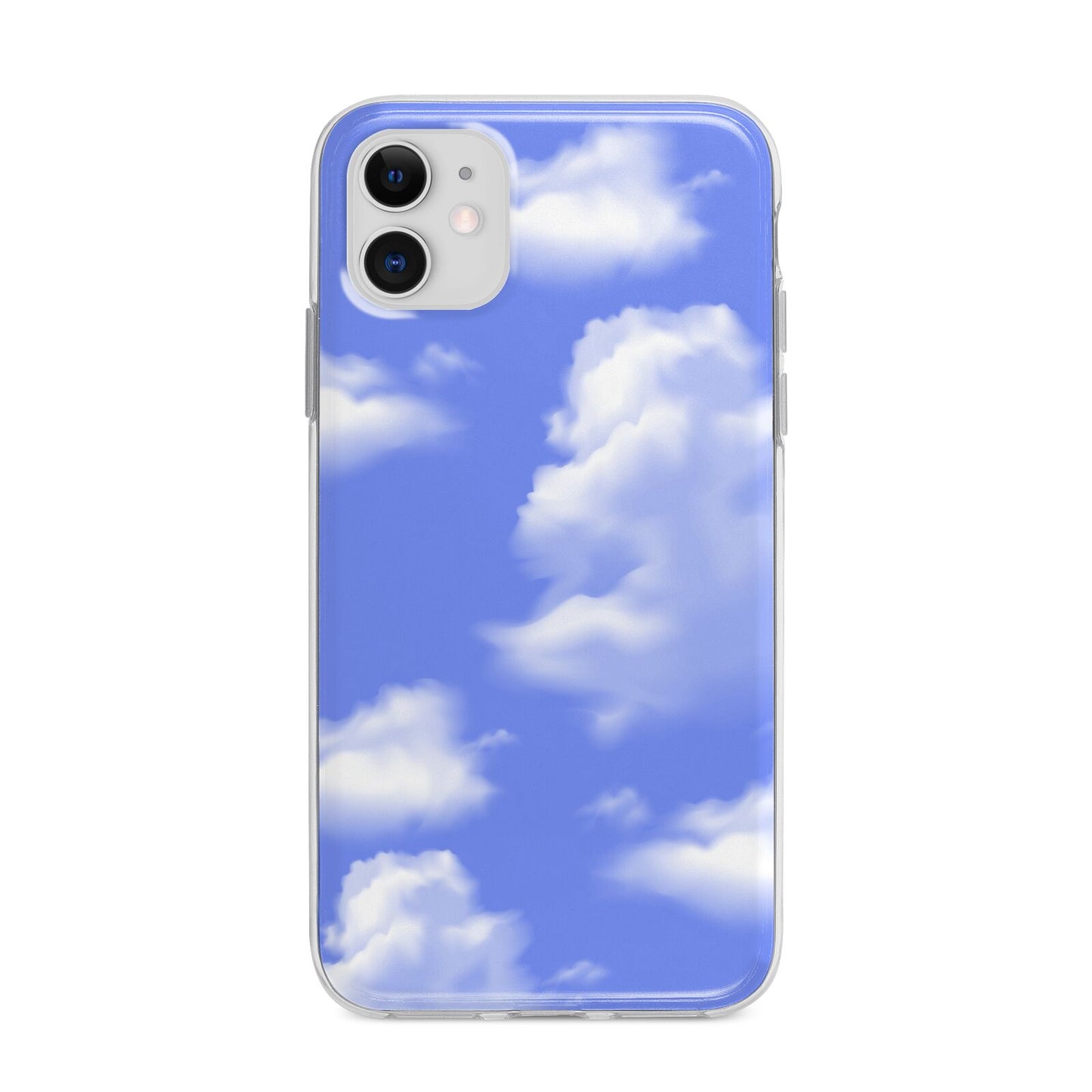 Clouds Apple iPhone 11 in White with Bumper Case