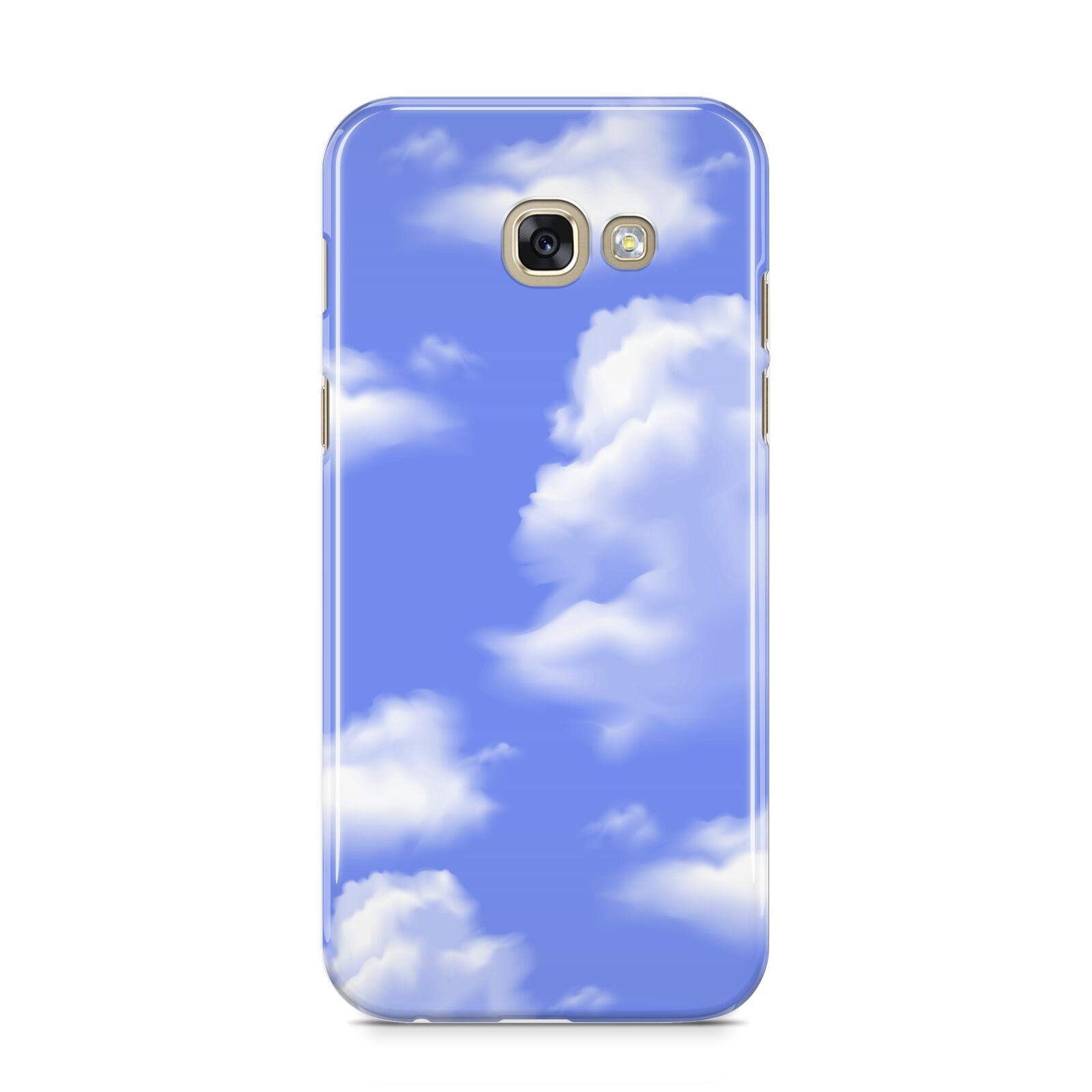 Clouds Samsung Galaxy A5 2017 Case on gold phone