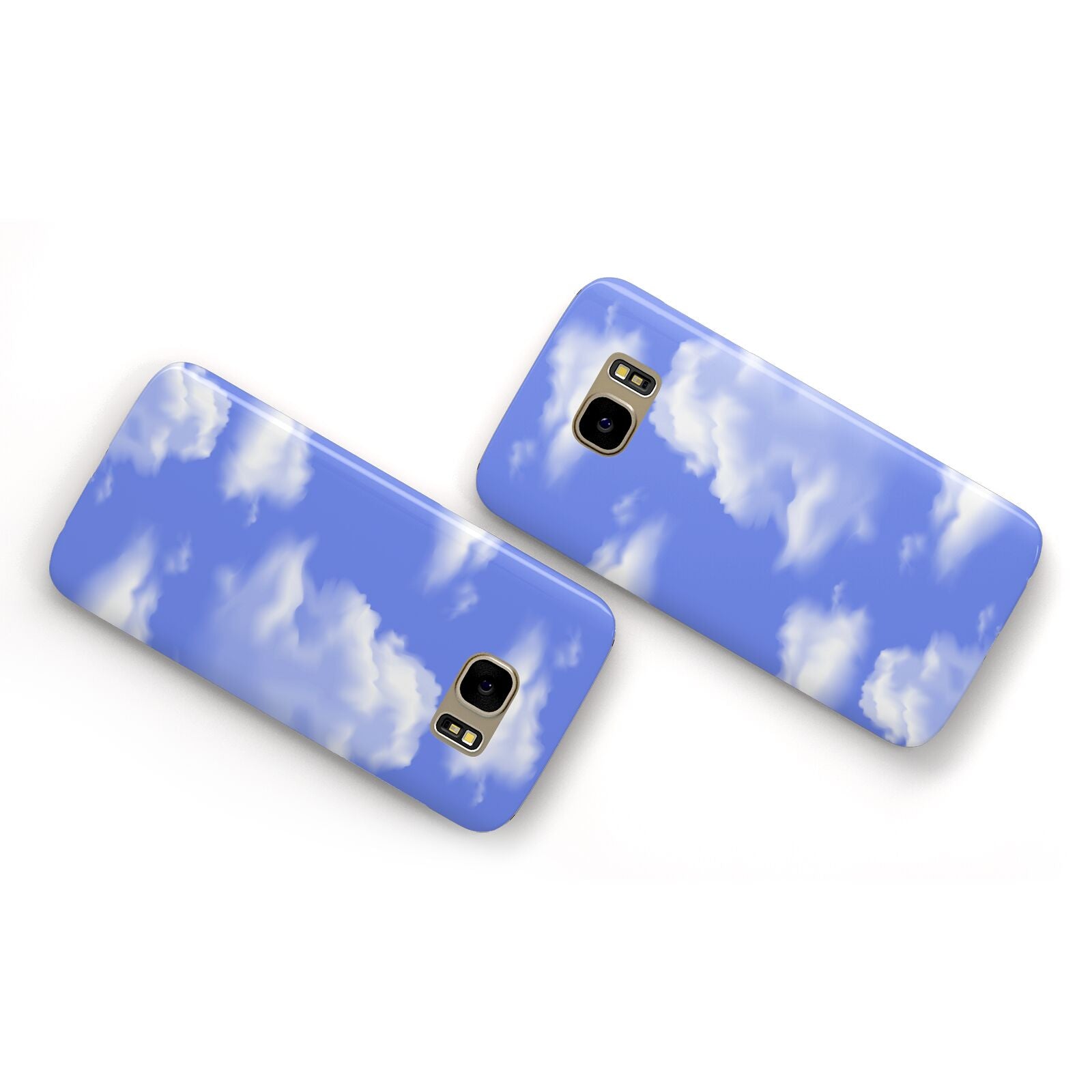 Clouds Samsung Galaxy Case Flat Overview