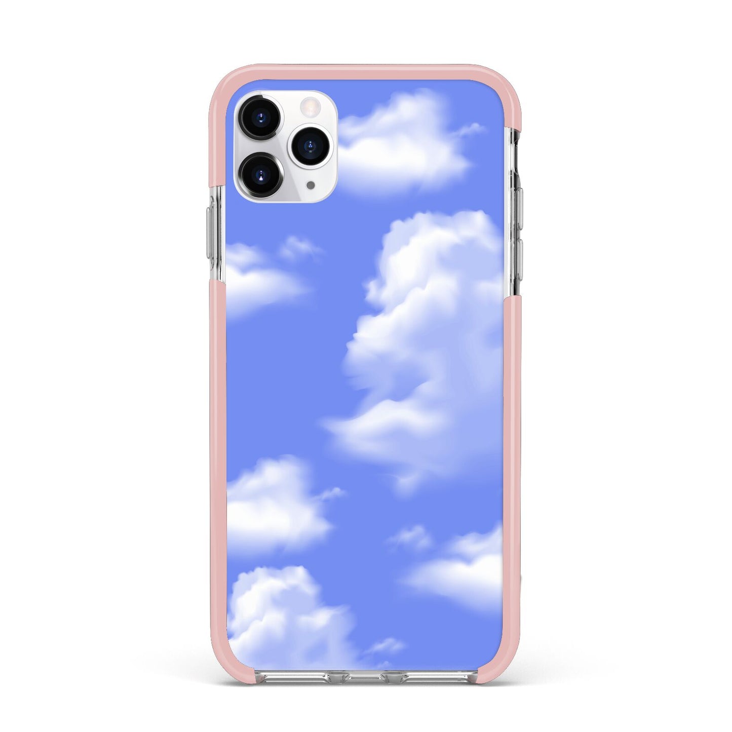 Clouds iPhone 11 Pro Max Impact Pink Edge Case