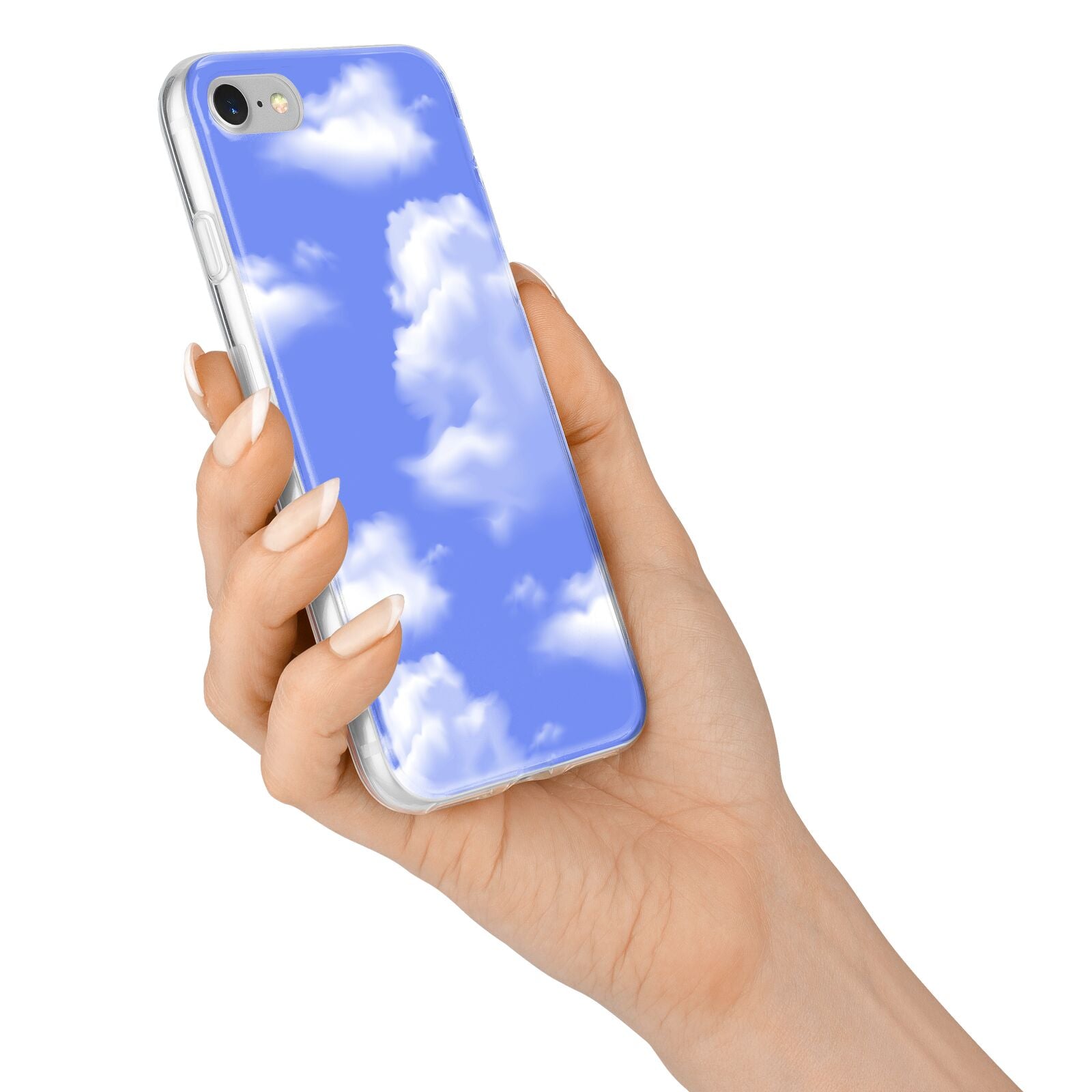 Clouds iPhone 7 Bumper Case on Silver iPhone Alternative Image